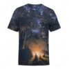 Camping 3D T-Shirt Galaxy