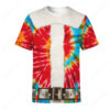 Christmas Santa Claus Tie Dye T-Shirt