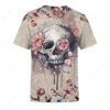 Flower Skull 3D T-Shirt