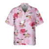 Courage The Cowardly Dog Floral Tropical Hawaiian Shirt