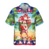 Christmas In July Santa Claus Spent Down At The Beach - Hawaiian Shirt