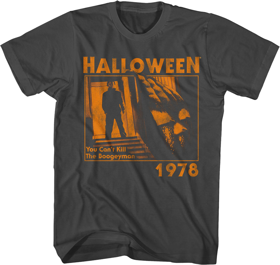 Front & Back 1978 Boogeyman Halloween T-Shirt