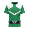 Green Power Rangers Time Force T-shirt ,Power Rangers T-shirt