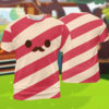 Christmas Pink Candy Cane - T-shirt