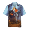 Skeleton Knows How To Dance Halloween - Hawaiian Shirt