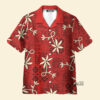 Elvis With Flower And Red Background - Costume Cosplay Hawaiian Shirt