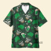 St. Patrick's Day Beer And Skull Pattern - Hawaiian Shirt