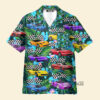 Corvette Car Colorful Tropical - Gift For Corvette Car Lovers - Hawaiian Shirts