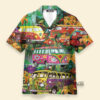 Hippie Bus Peace Life Colorful Style Hawaiian Shirt