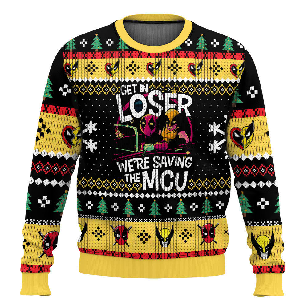 Get in Loser Deadpool Wolverine Ugly Sweater