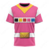 Pink Power Rangers In Space T-shirt ,Power Rangers T-shirt