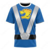 Power Rangers RPM Operator Series Blue T-shirt ,Power Rangers T-shirt