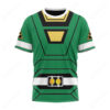 Power Rangers Turbo Green Ranger T-shirt ,Power Rangers T-shirt