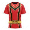 Red Power Rangers Mystic Force T-shirt ,Power Rangers T-shirt