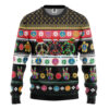 3D Hippie Merry Christmas Custom Ugly Sweater