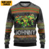 3D Raphael TMNT Ugly Christmas New Style Custom Name Ugly Sweater