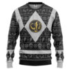 3D Power Ranger Mighty Morphin Black Power Ranger Ugly Christmas Limited Edition Custom Ugly Sweater