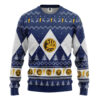 3D Mighty Morphin Blue Ranger Christmas Custom Ugly Sweater