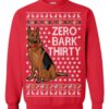 Zero Bark Thirty Meme Dog Lover Christmas Sweater