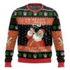 Santa Claus 420 "I’m ready to jingle all the way to cloud nine" Christmas Ugly Sweater