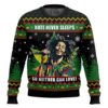 Bob Marley 420 “Hate never sleeps so neither can love” Ugly Sweater