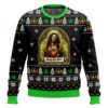 Bob Marley Marijuana Jesus Christmas Ugly Sweater