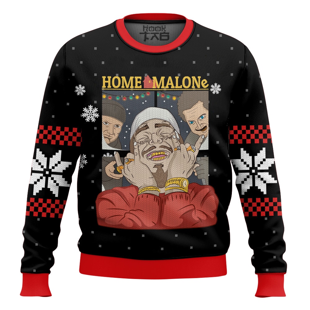 Home Malone Christmas Ugly Sweater