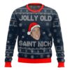 Jolly Old, Saint Nick, Nicolas Cage Christmas Ugly Sweater