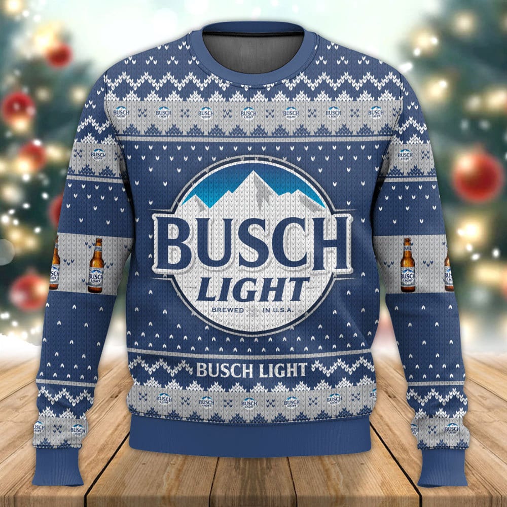 Busch Light Ugly Sweater