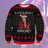 Ugly Christmas Sweater Cardi B All I Want for Christmas Is Shmoney