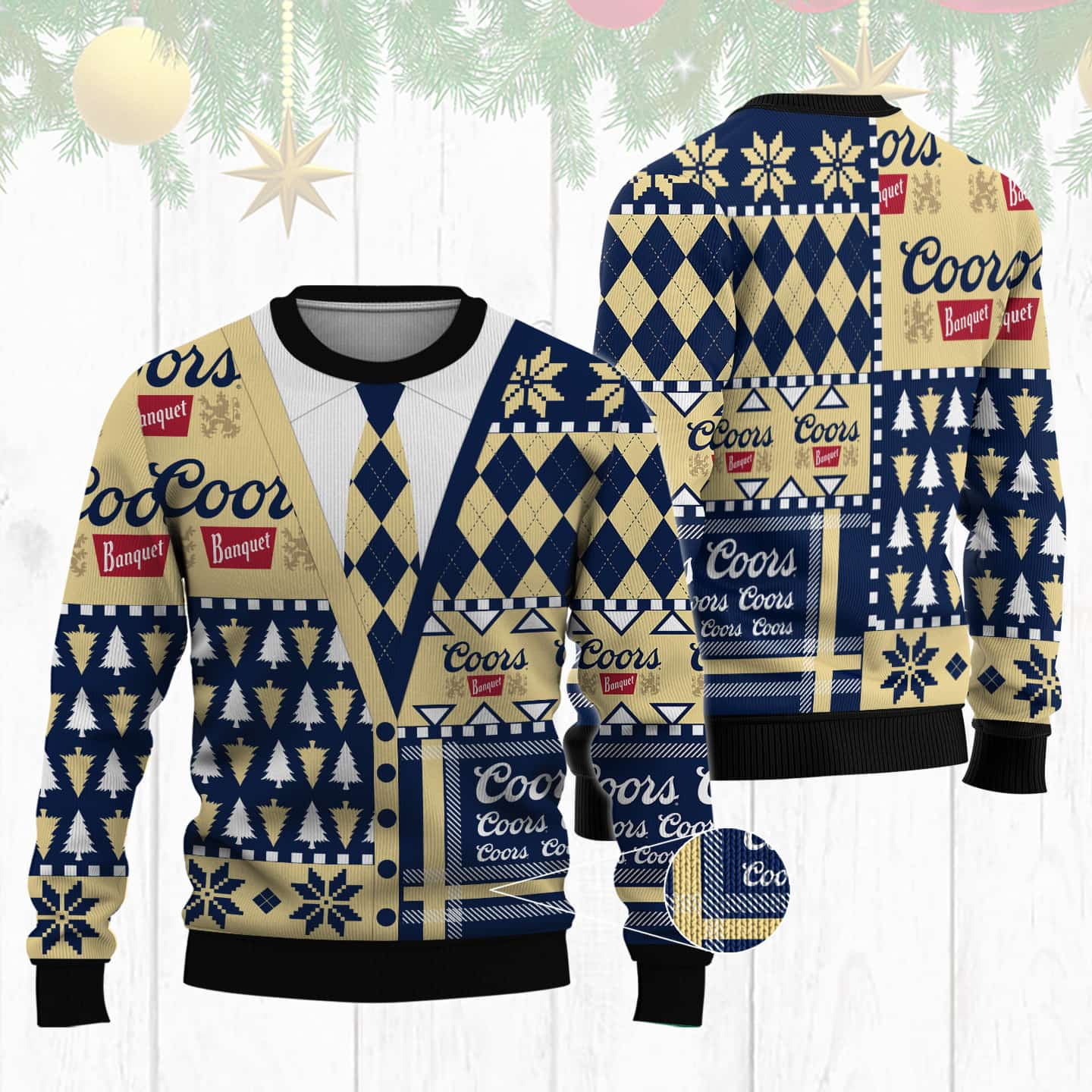 Coors Banquet Ugly Sweater