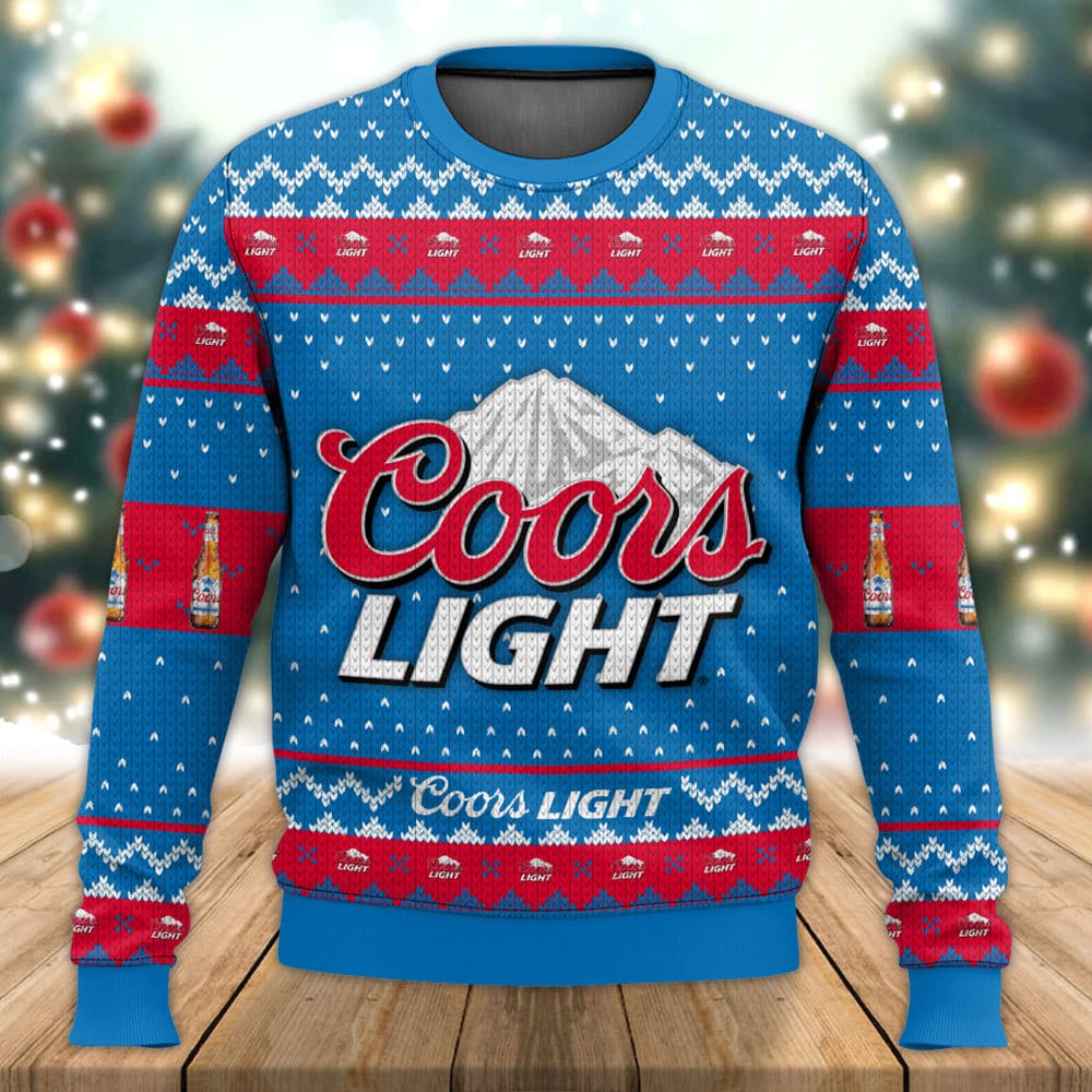 Coors Light Ugly Christmas Sweater