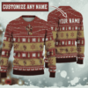 Personalized Captain Morgan Twinkle Light Ugly Christmas Sweater