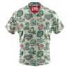 Green Pattern Cartoon Characters Hawaiian Shirt