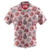 Red Pattern Cartoon Characters Hawaiian Shirt