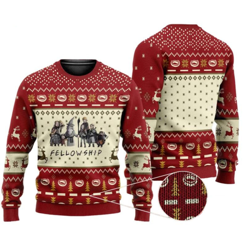 F.E.L.L.O.W.S.H.I.P Lord Of The Rings Ugly Sweater