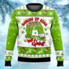 Grinch Rolling Up Ugly Sweater