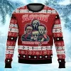 Horror Guys Slashin Through The Snow Christmas Ugly Christmas Sweater