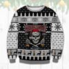 Jack Daniel's Skull Christmas Ugly Sweater