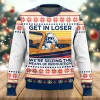 Karl Marx Get In Loser Ugly Christmas Sweater