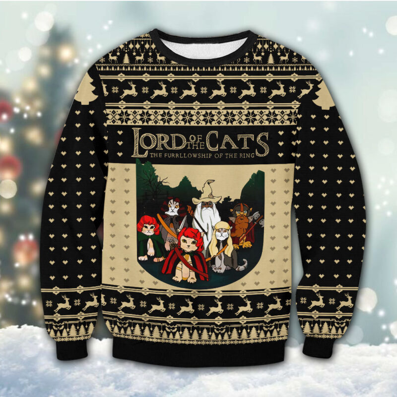 Lord Of The Cats Ugly Sweater