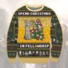 Lord Of The Rings Funny Xmas Tree Ugly Sweater