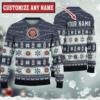 Personalized Miller Lite Twinkle Light Ugly Sweaters