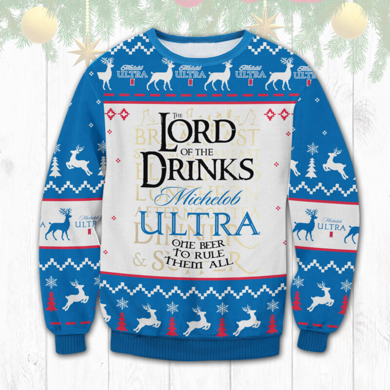 Michelob Ultra Lord Of The Rings Ugly Sweater