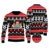 Red Wine Ugly Christmas Sweater Christmas Gift Sweater