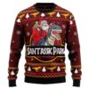 Santassic Park Ugly Sweater