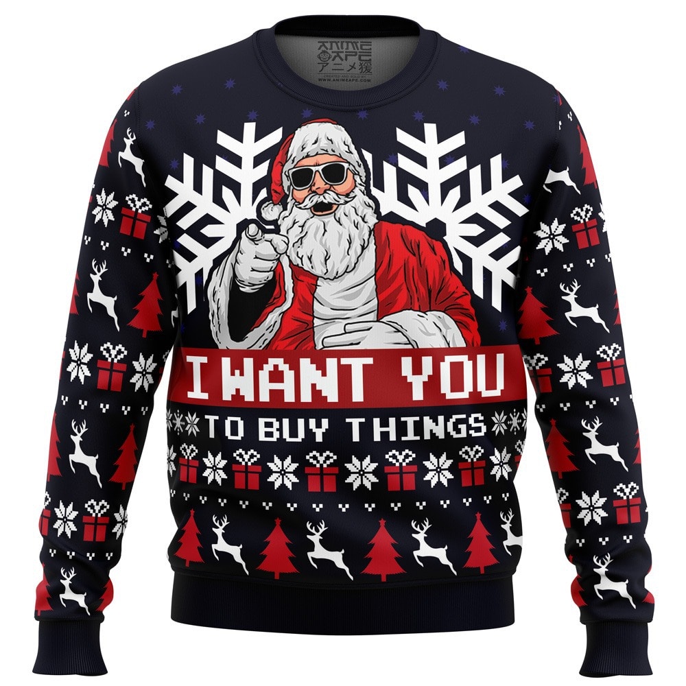 Uncle Santa Claus Ugly Christmas Sweater