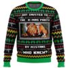 Got Invited to a Christmas Party Die Hard Ugly Christmas Sweater