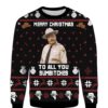 Smokey And The Bandit Merry Christmas Ugly Christmas Sweater