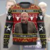 Saturday Night Live Sean Connery Suck It Trebek Ugly Christmas Sweater